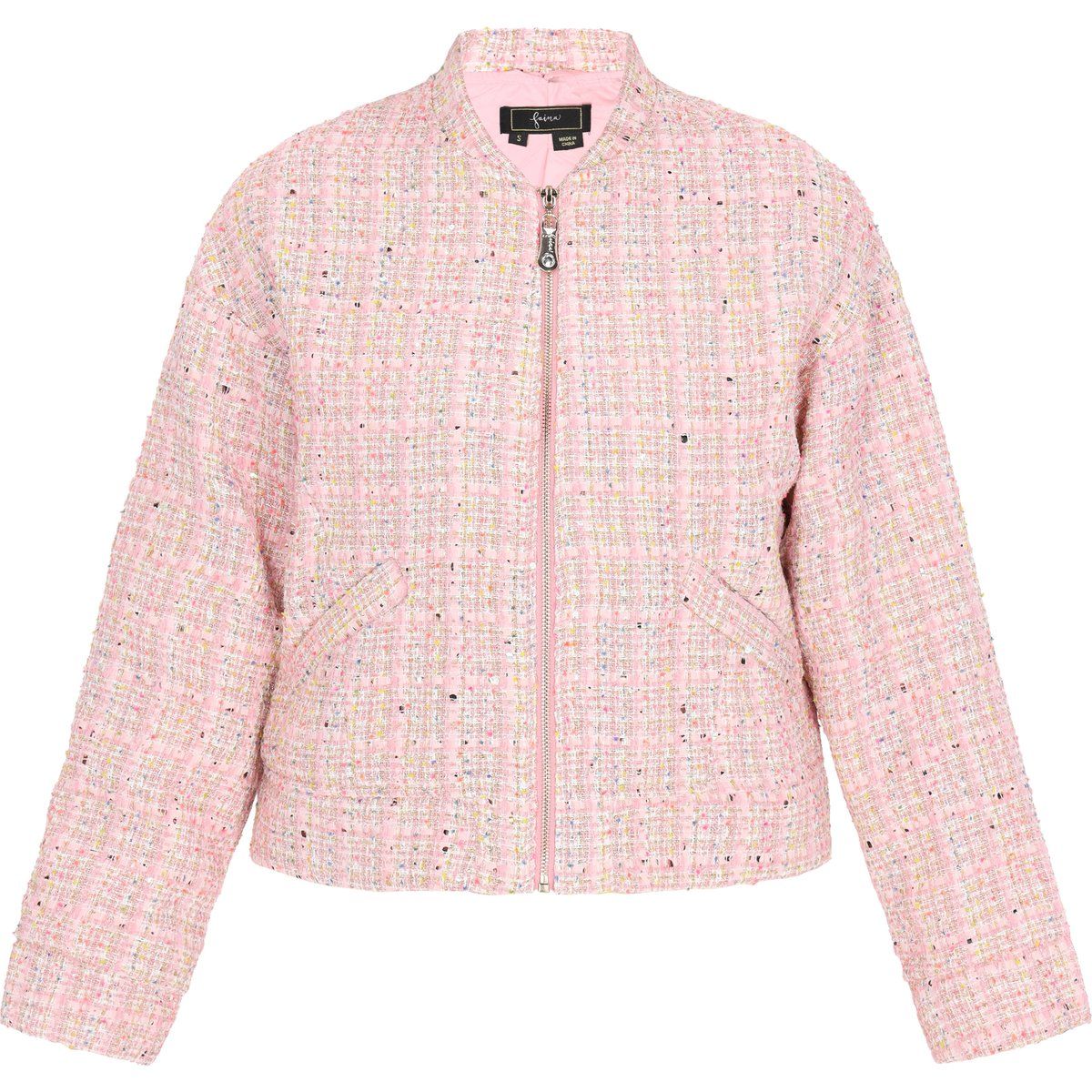 Faina Jacke Frauen rosa mehrfarbig