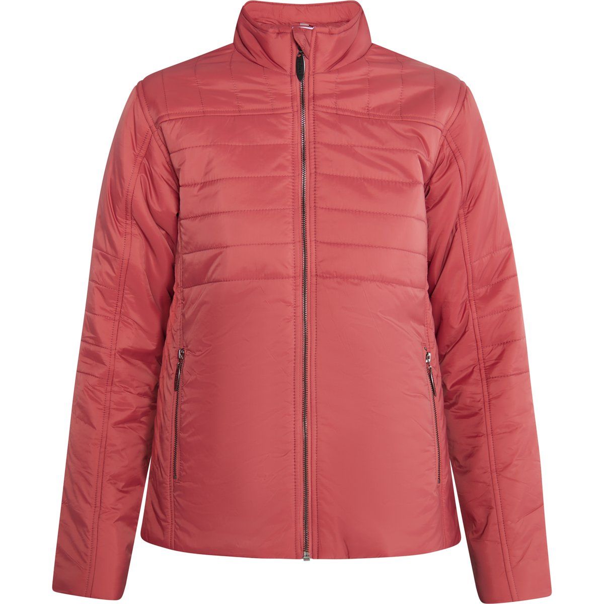 Leichte Steppjacke in Vintage-Rot