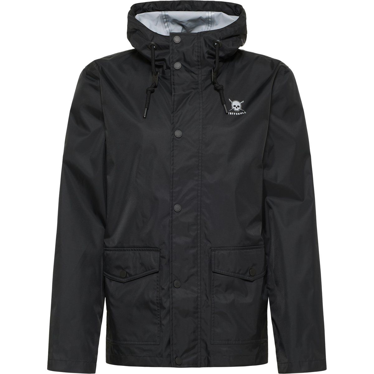 TUFFSKULL Regenjacke Herren schwarz