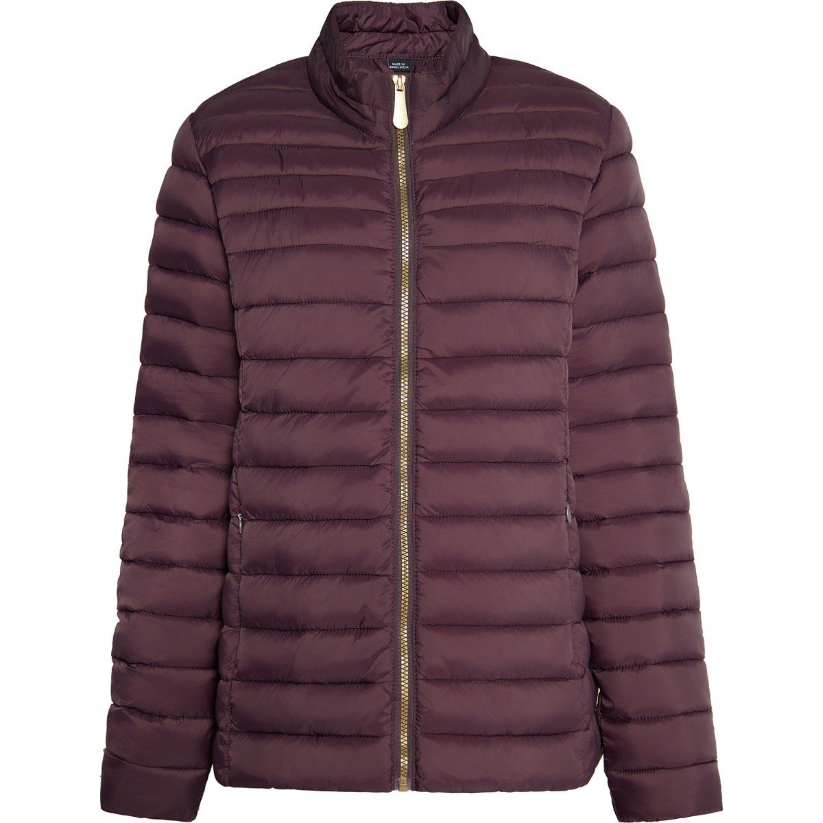 Gesteppte Pufferjacke mit Stehkragen