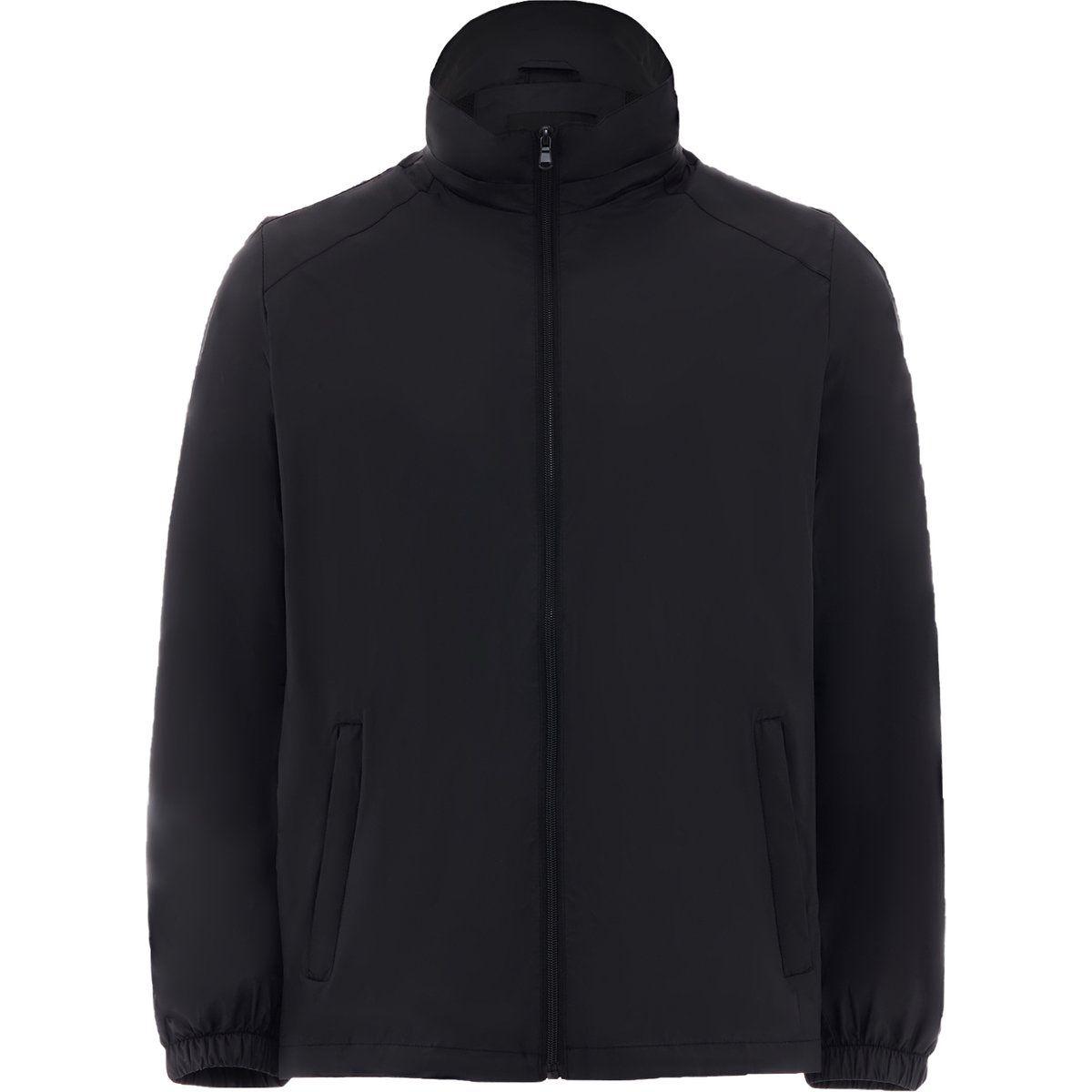 Moderne Jacke mit Stehkragen und Reißverschluss