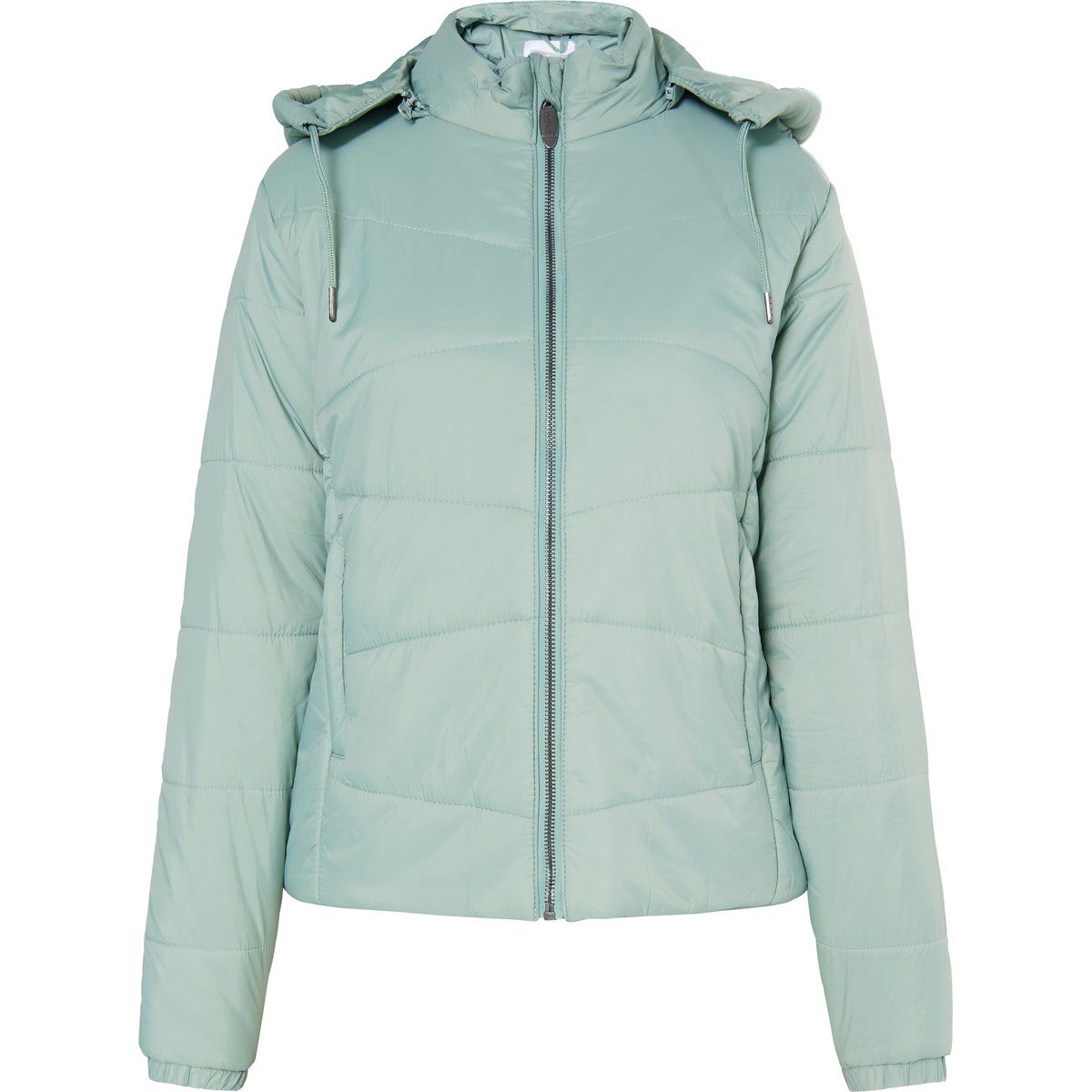 Leichte gesteppte Pufferjacke mit Kapuze