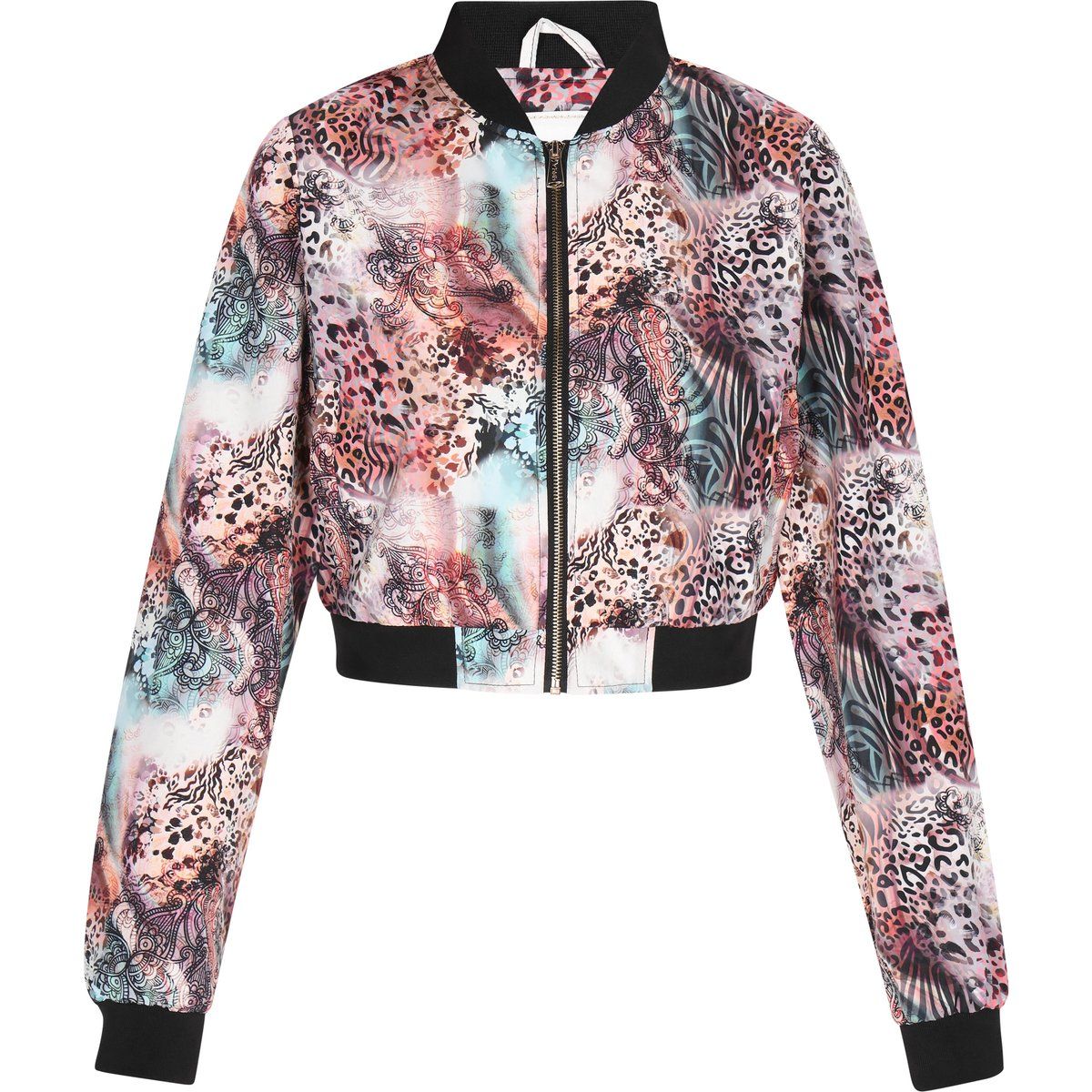 IZIA Jacke Frauen Löwe mehrfarbig