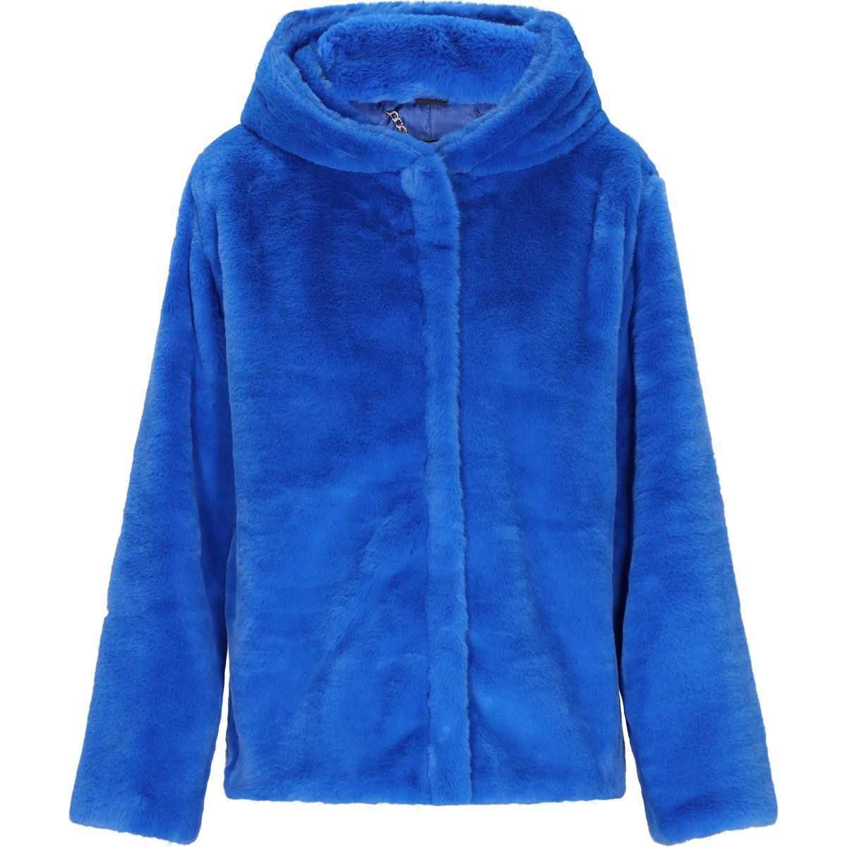 Kapuzenjacke aus Kunstpelz