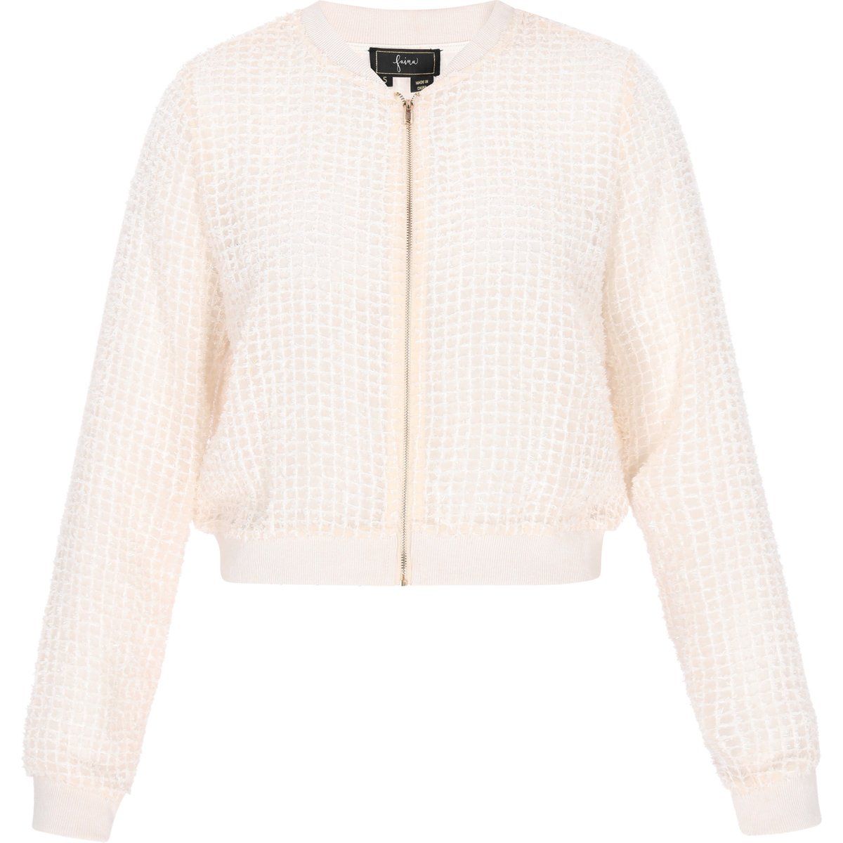 Faina Jacke Frauen cremefarben
