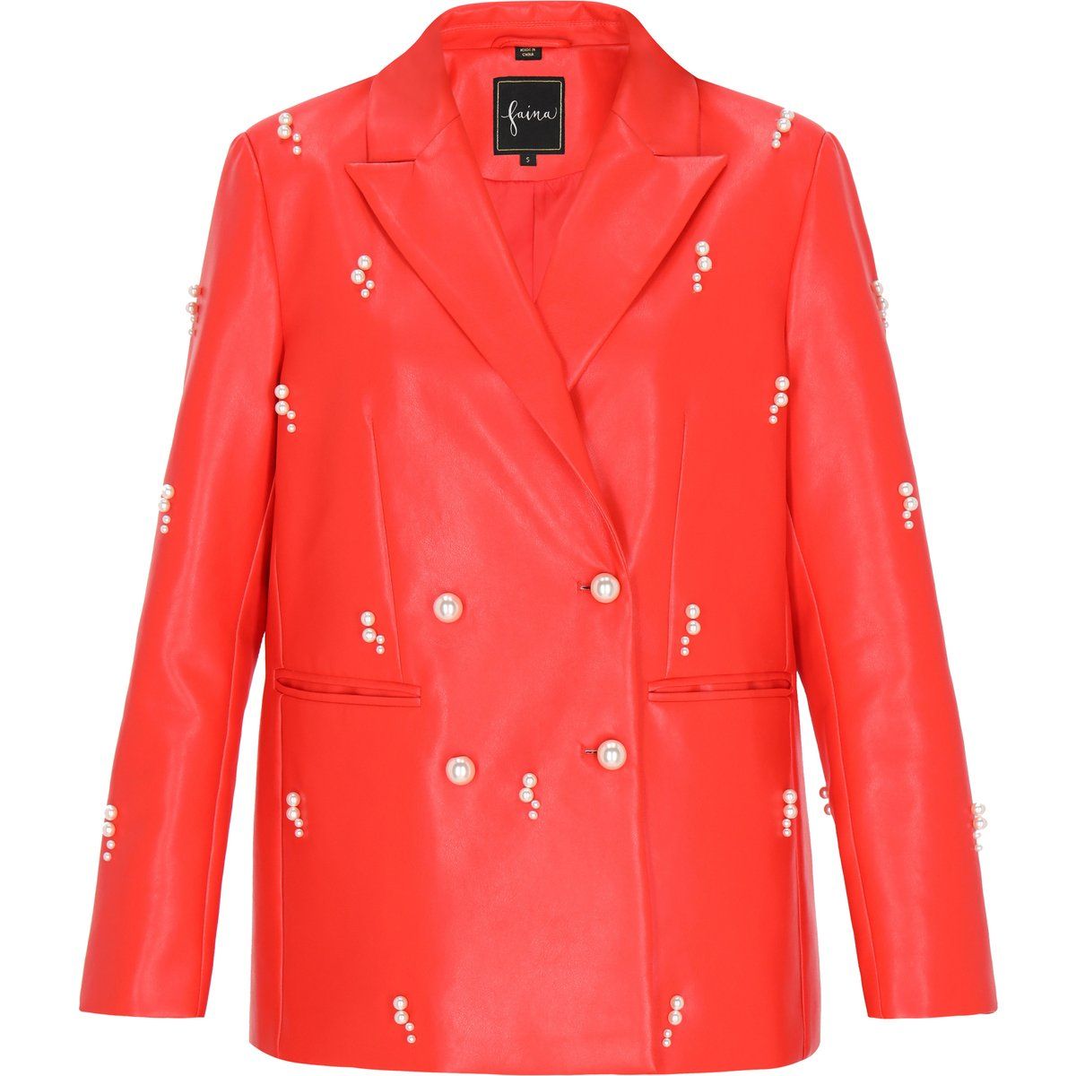 Faina Jacke Frauen Rot