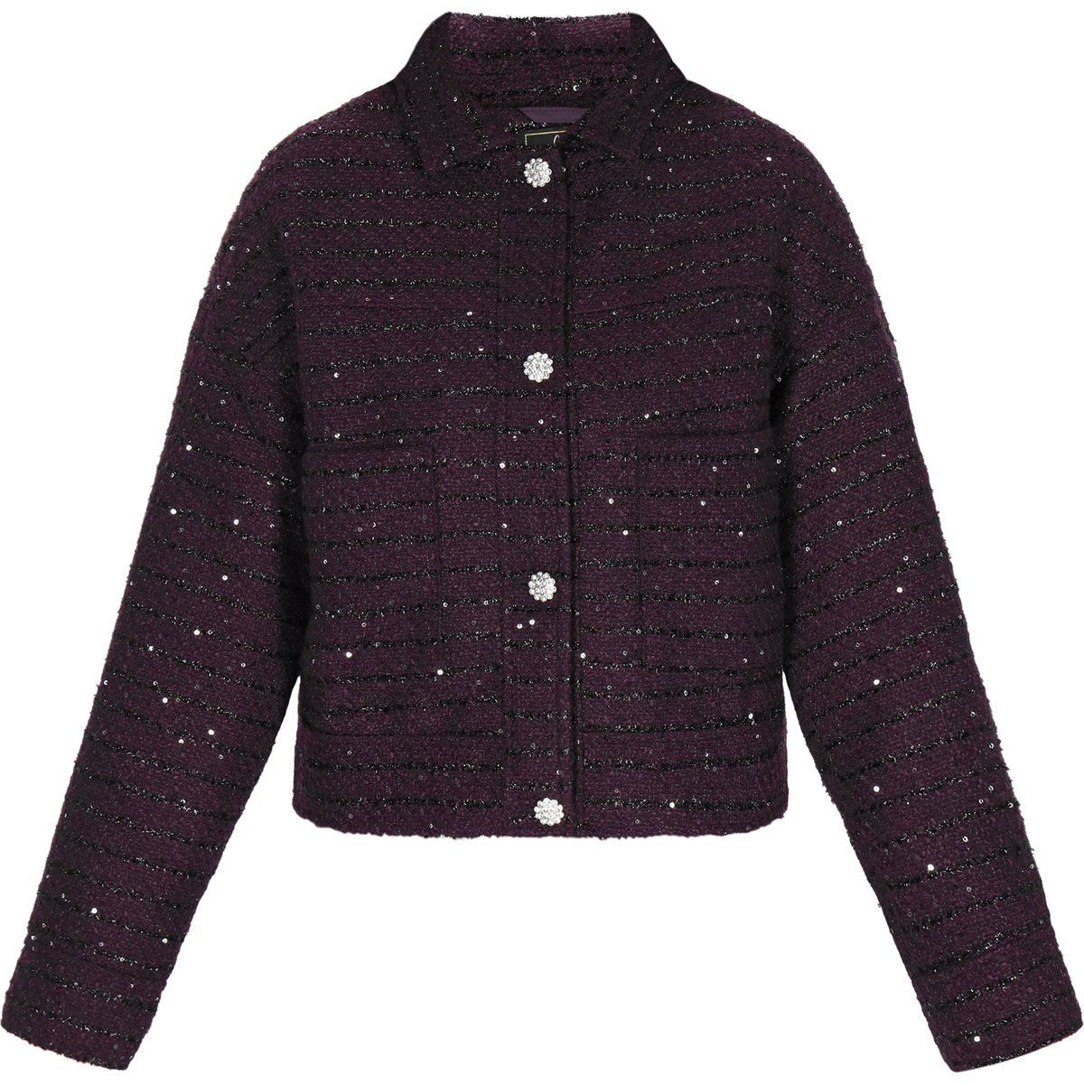 Faina Jacke Frauen Dunkelviolett