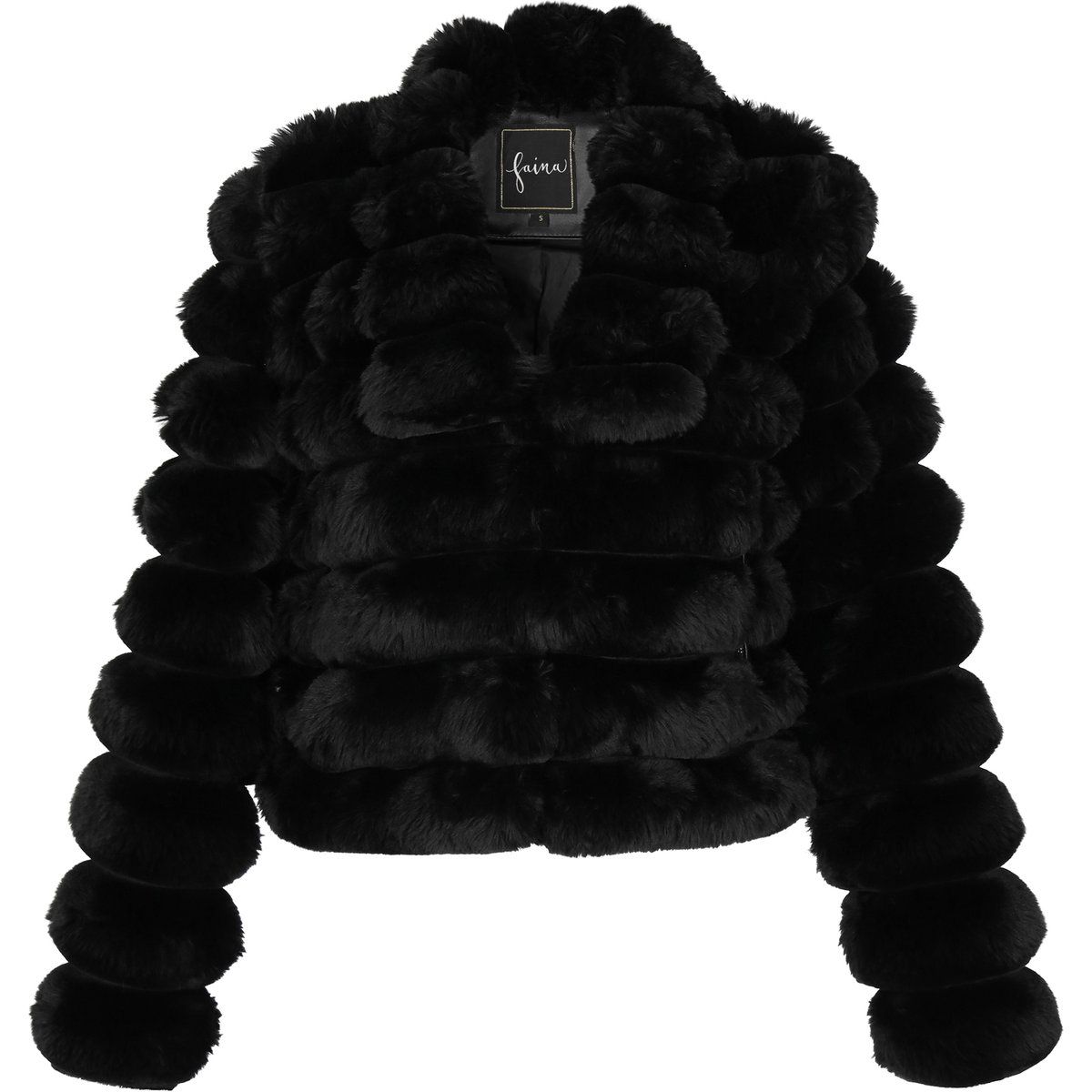 Kurze Jacke aus Kunstpelz