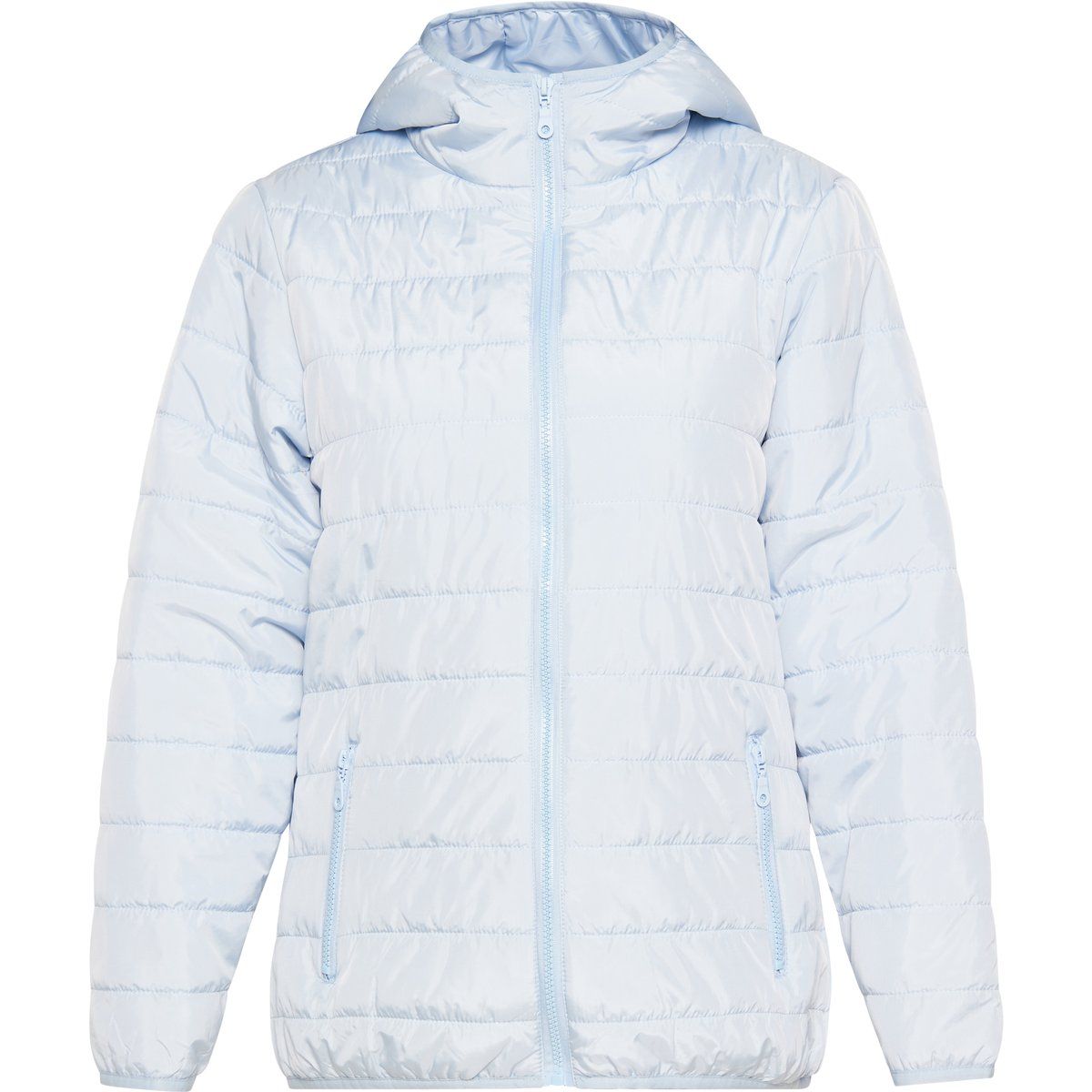 Hellblaue Gesteppte Steppjacke