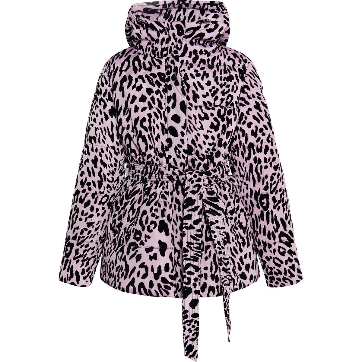 Faina Steppjacke mit Leo-Print Damen Lila Löwe