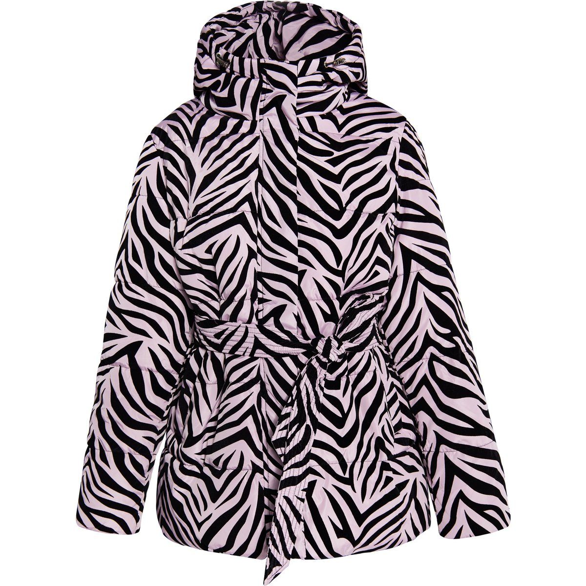 Faina Steppjacke mit Zebra-Print Damen Lila Zebra