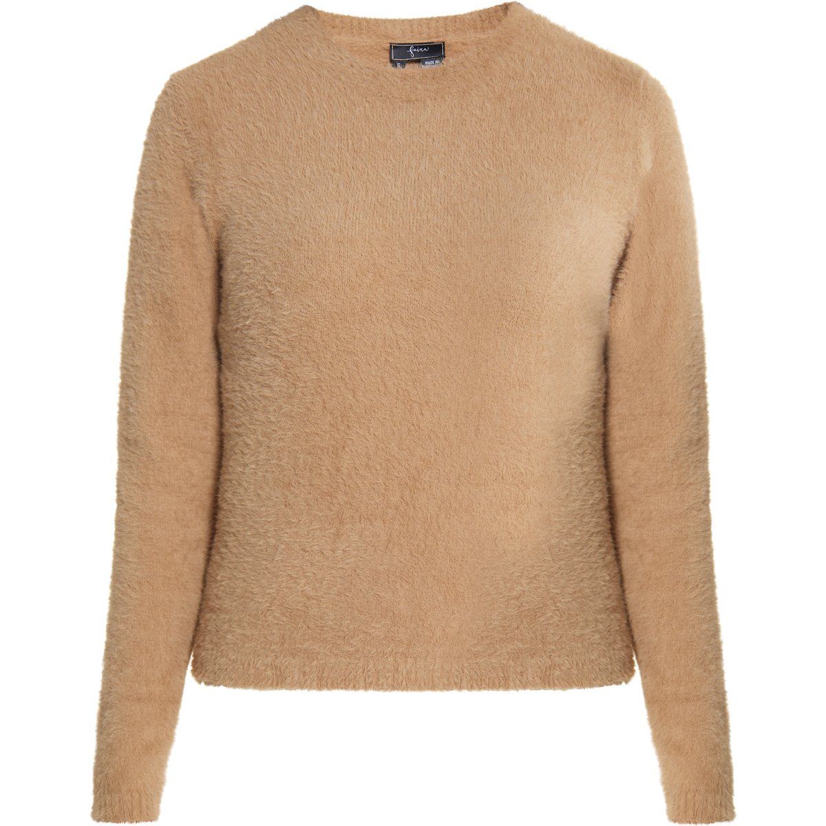 Weicher Strickpullover mit Rundhalsausschnitt