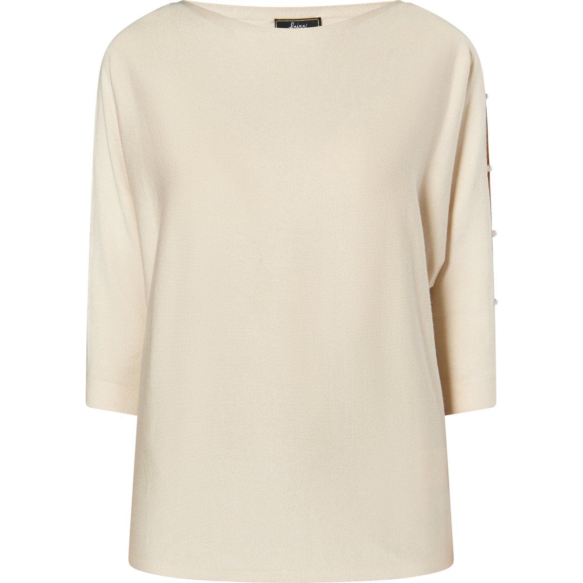 Elegantes Strickoberteil mit U-Boot-Ausschnitt