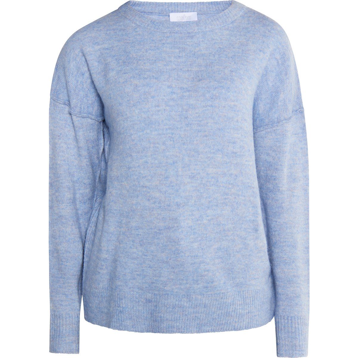 Klassischer Strickpullover mit Rundhalsausschnitt