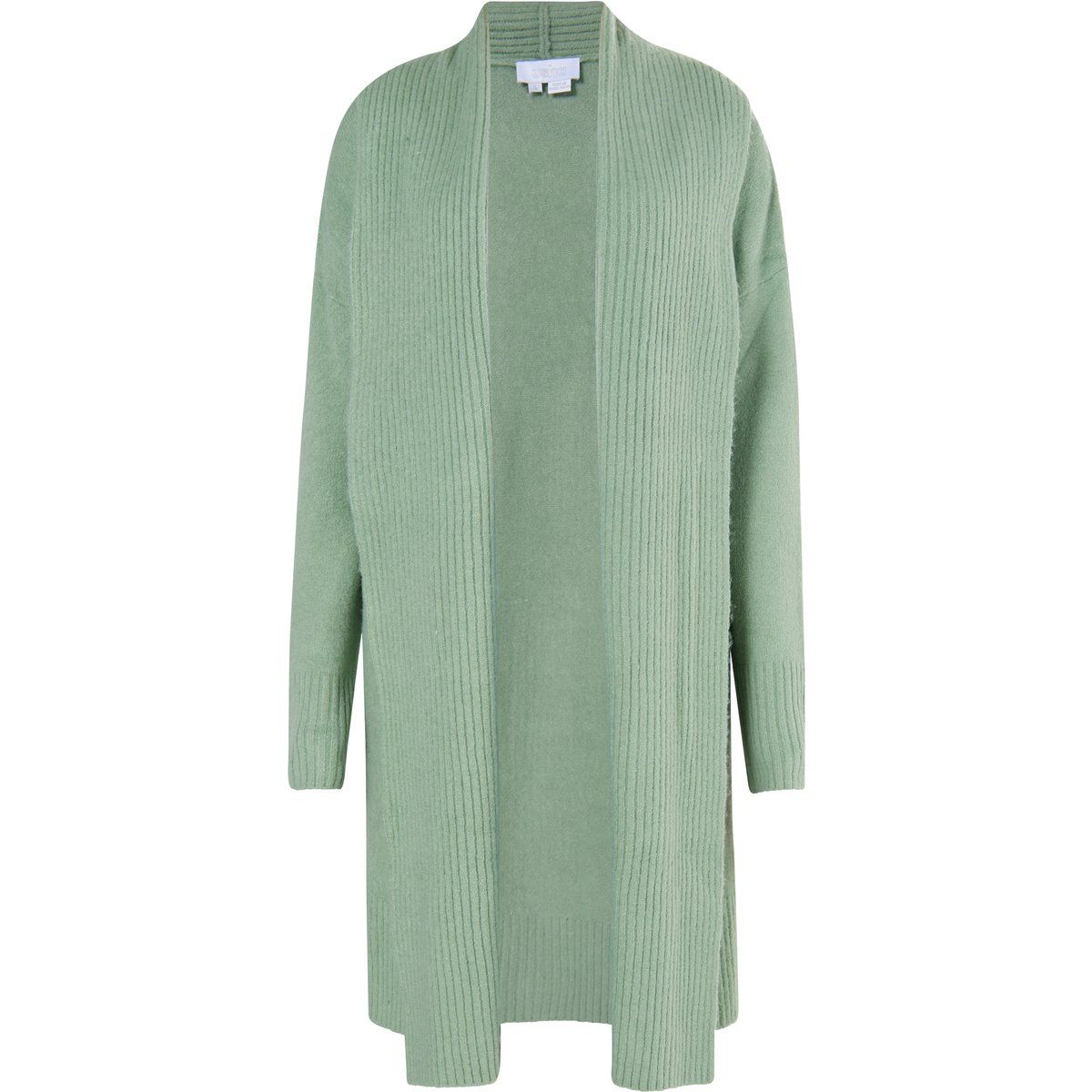 Offene, lange Strickjacke