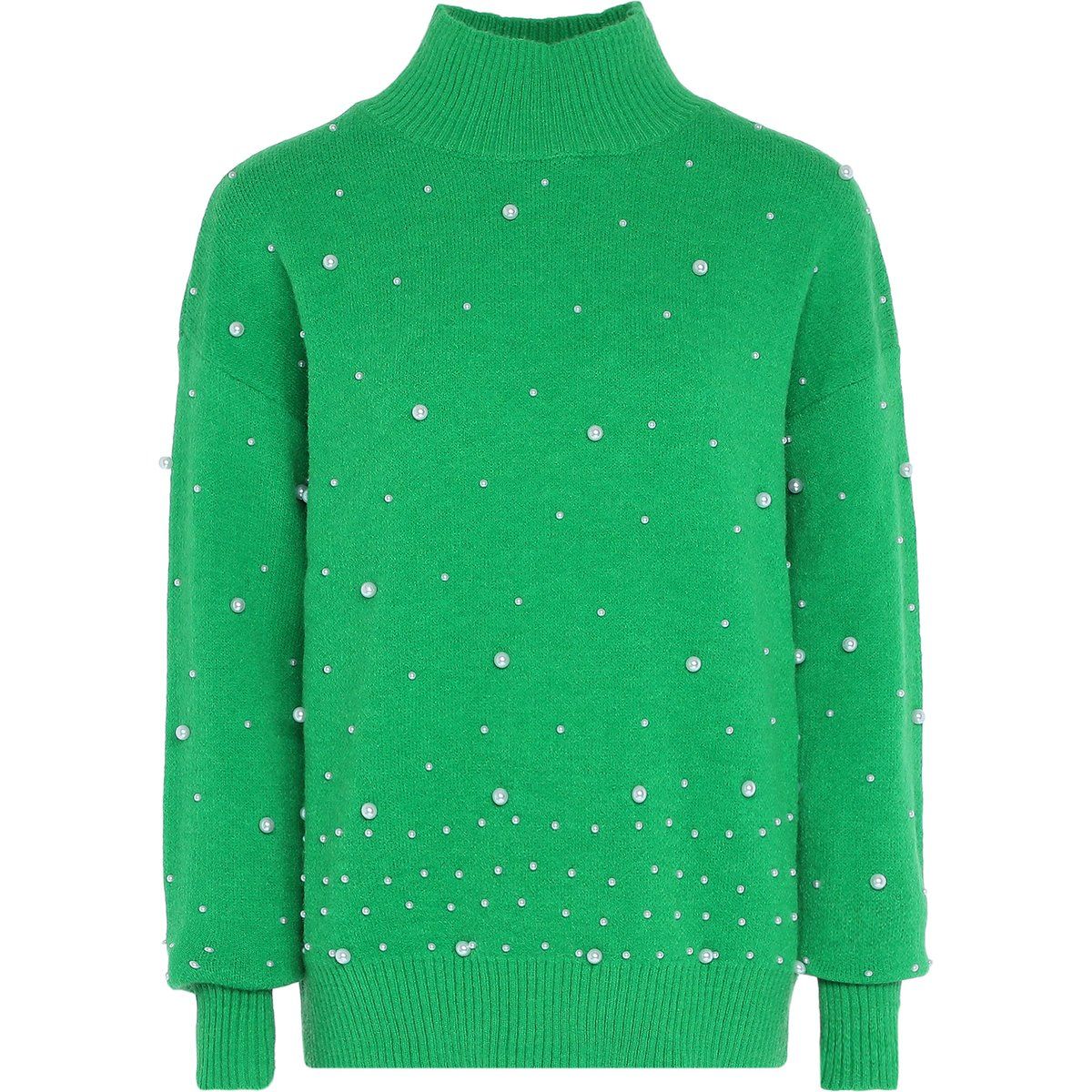 Faina Pullover mit Perlen Damen grün