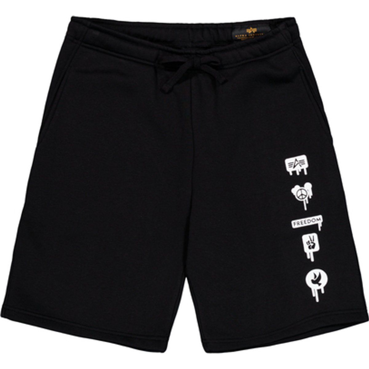 Lässige Jersey Shorts mit Grafikprint