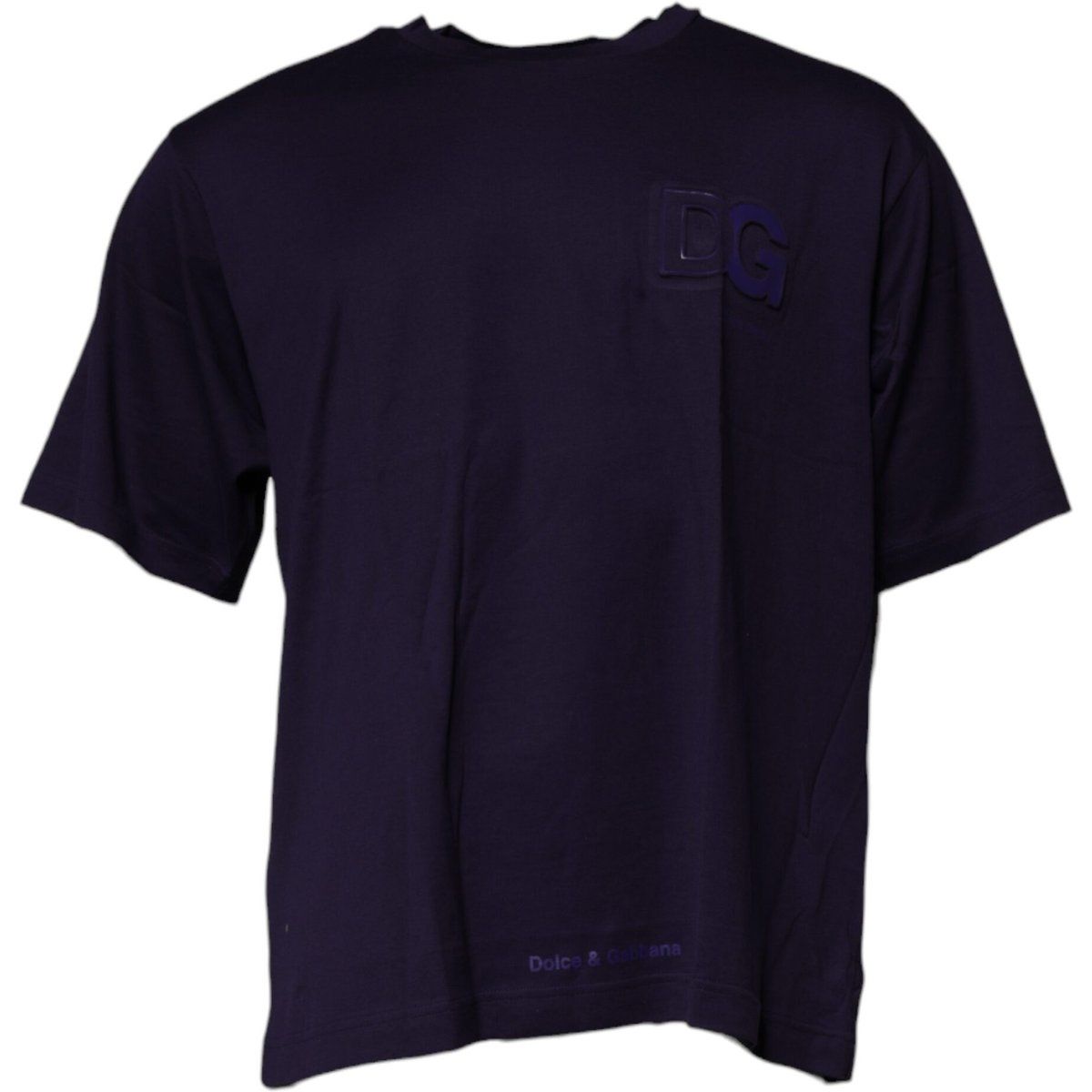 T-Shirt mit kurzem Ärmel und Logo-Prägung