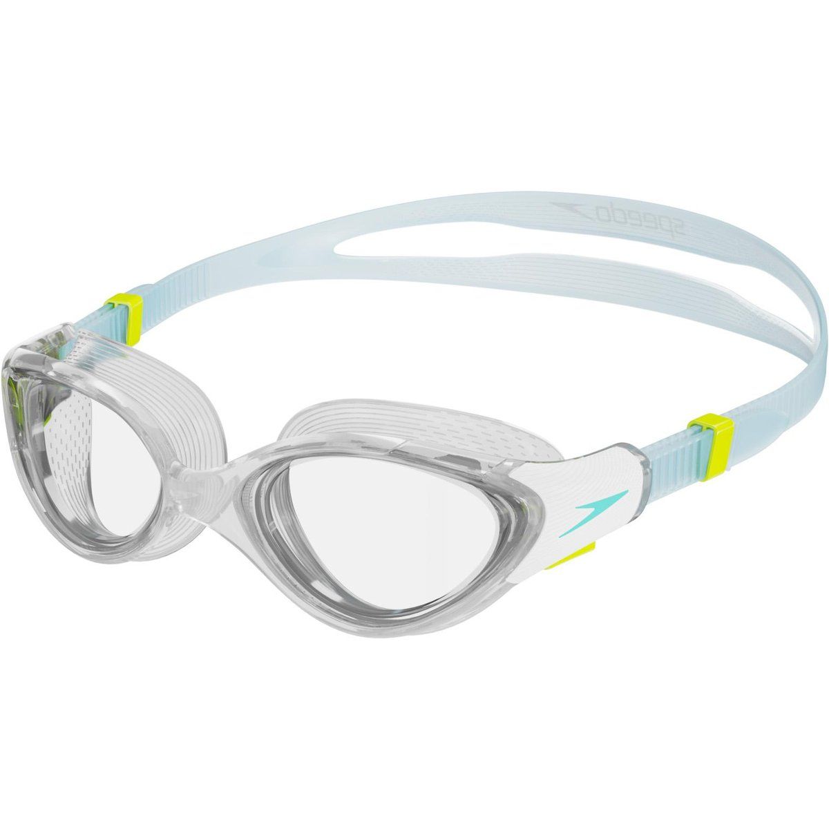 Schwimmbrille mit klaren Gläsern