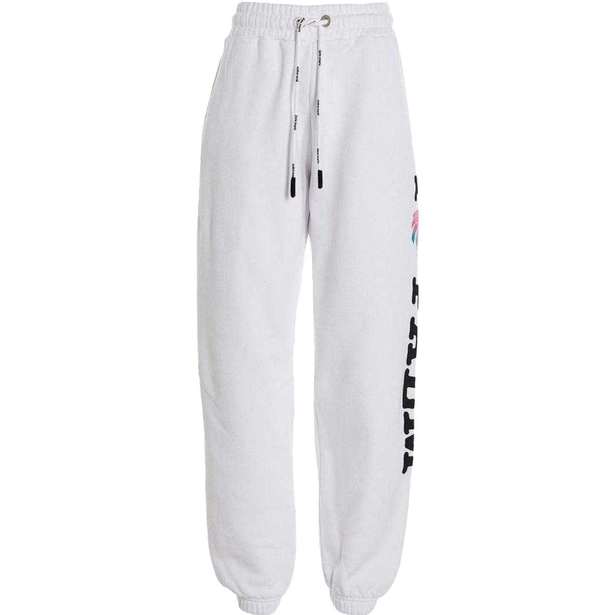 Palm Angels - "I Love Pa" Jogginghosen für Herren/Damen Unisex (Weiß)