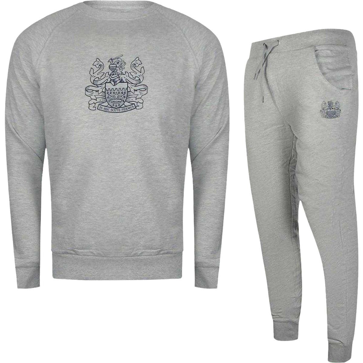 Aquascutum - "Iconic" Trainingsanzug für Herren, Rundhalsausschnitt (Grau)