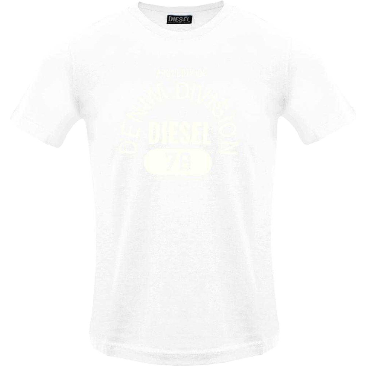 Diesel - "Property Of Denim Division" T-Shirt für Herren (Weiß)