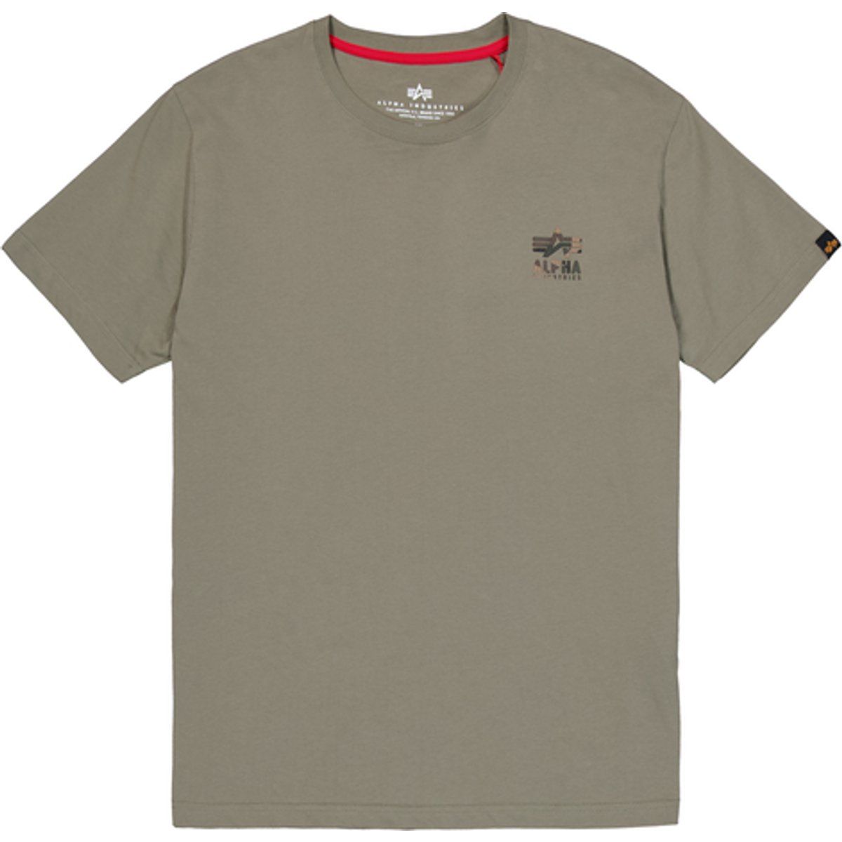 Lässiges Camo Logo Grafik T-Shirt