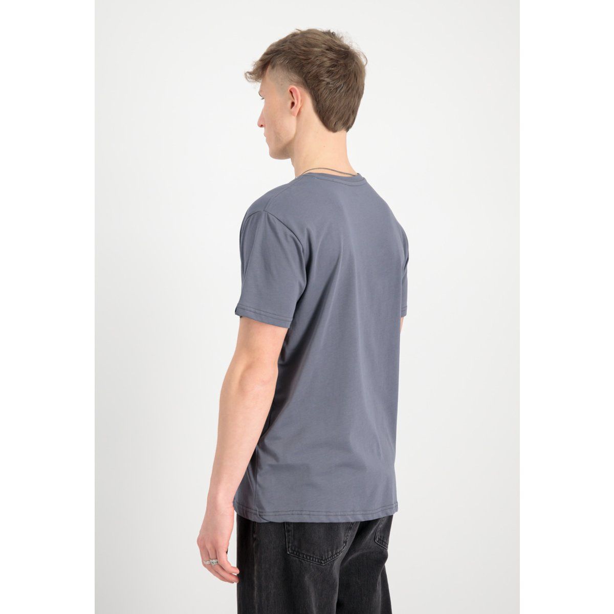 Lässiges einfarbiges Unisex-T-Shirt