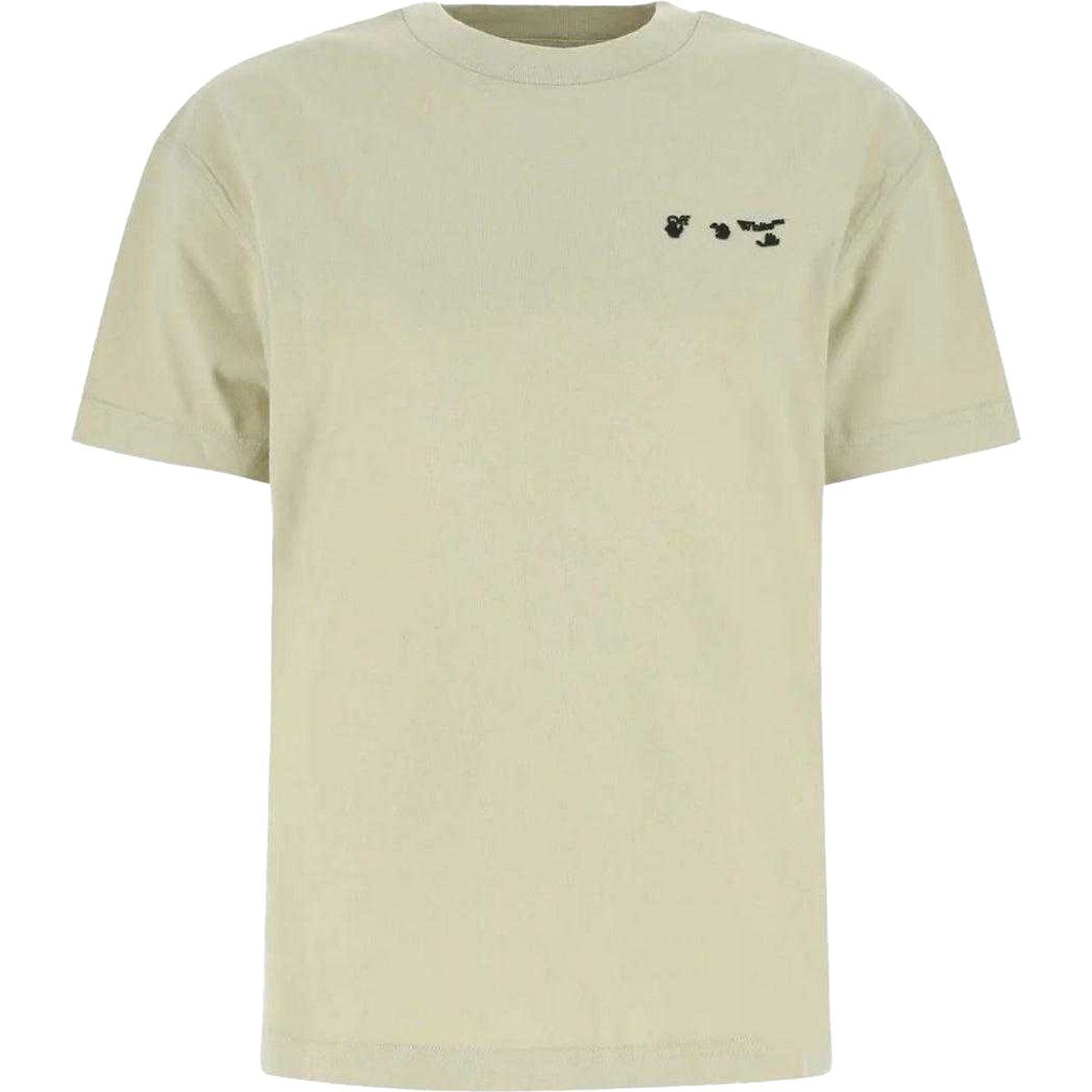Off-White - T-Shirt für Herren/Damen Unisex, Regulär (Beige)