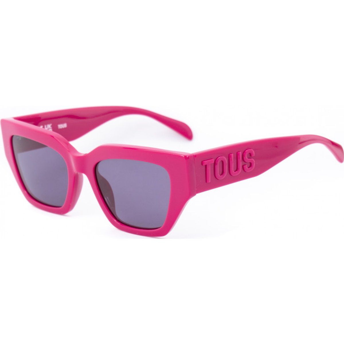 Auffällige rechteckige Sonnenbrille mit Logo