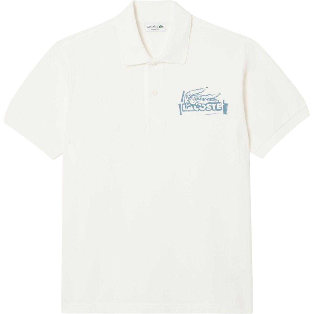 Klassisches Baumwoll-Piqué Poloshirt mit Logo-Print
