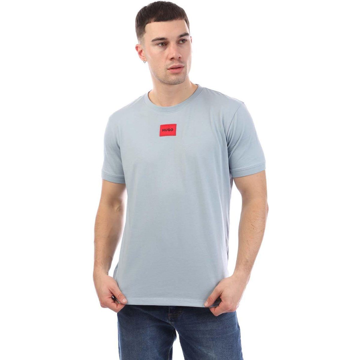Herren T-Shirt mit Logo, normale Passform