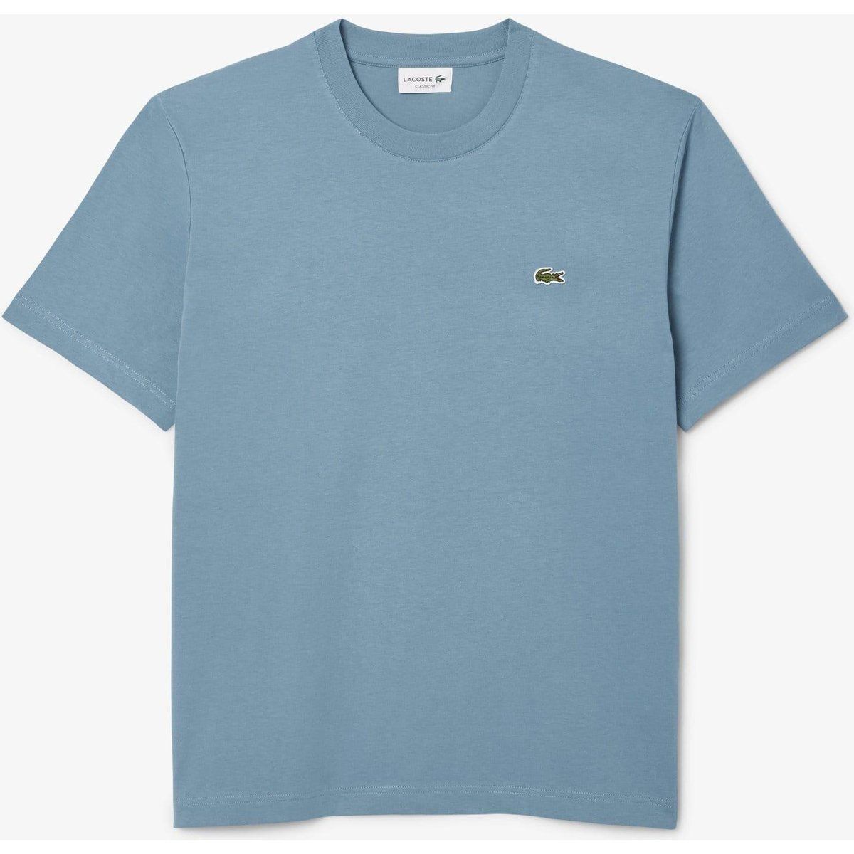 Klassisches Baumwoll-T-Shirt mit Rundhalsausschnitt