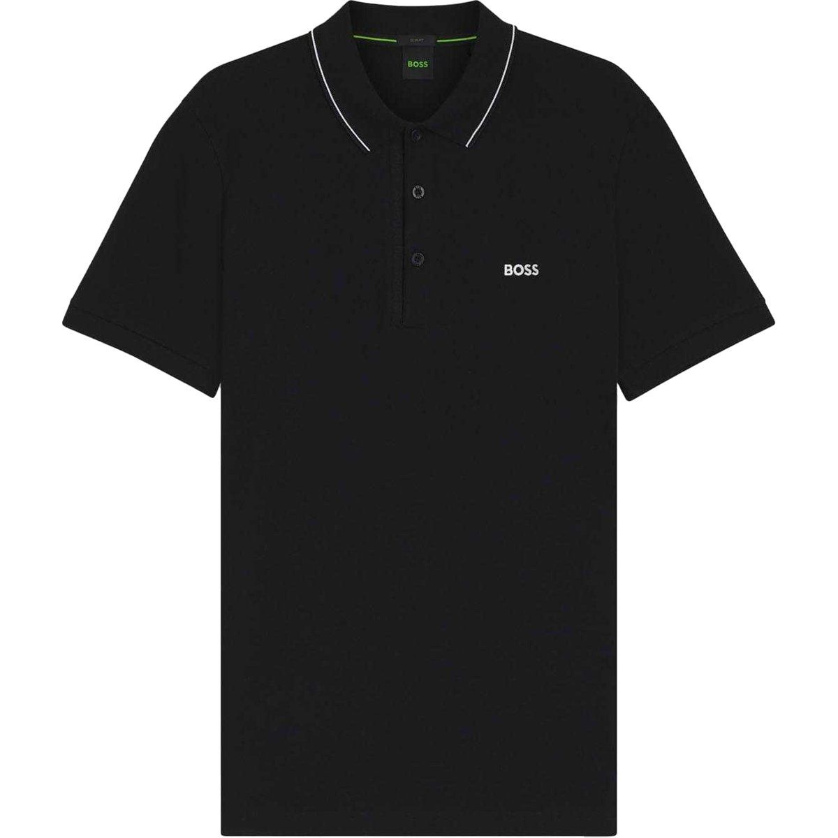 Klassisches Piqué-Poloshirt mit Zierstreifen