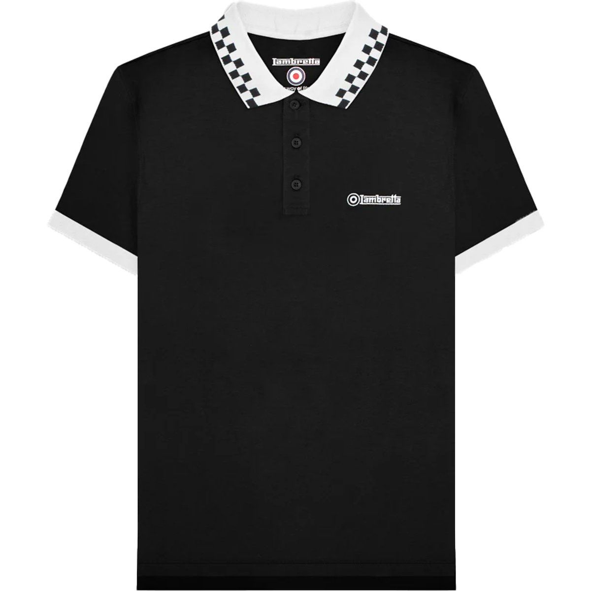 Lambretta - Poloshirt für Herren (Schwarz)