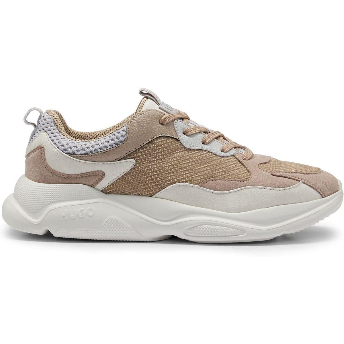 Klobige Beige Mode Sneaker Leon