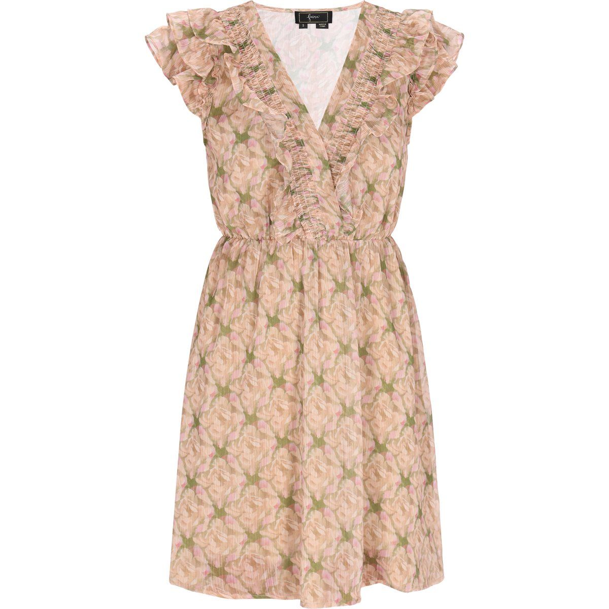 Faina Kleid Frauen beige mehrfarbig