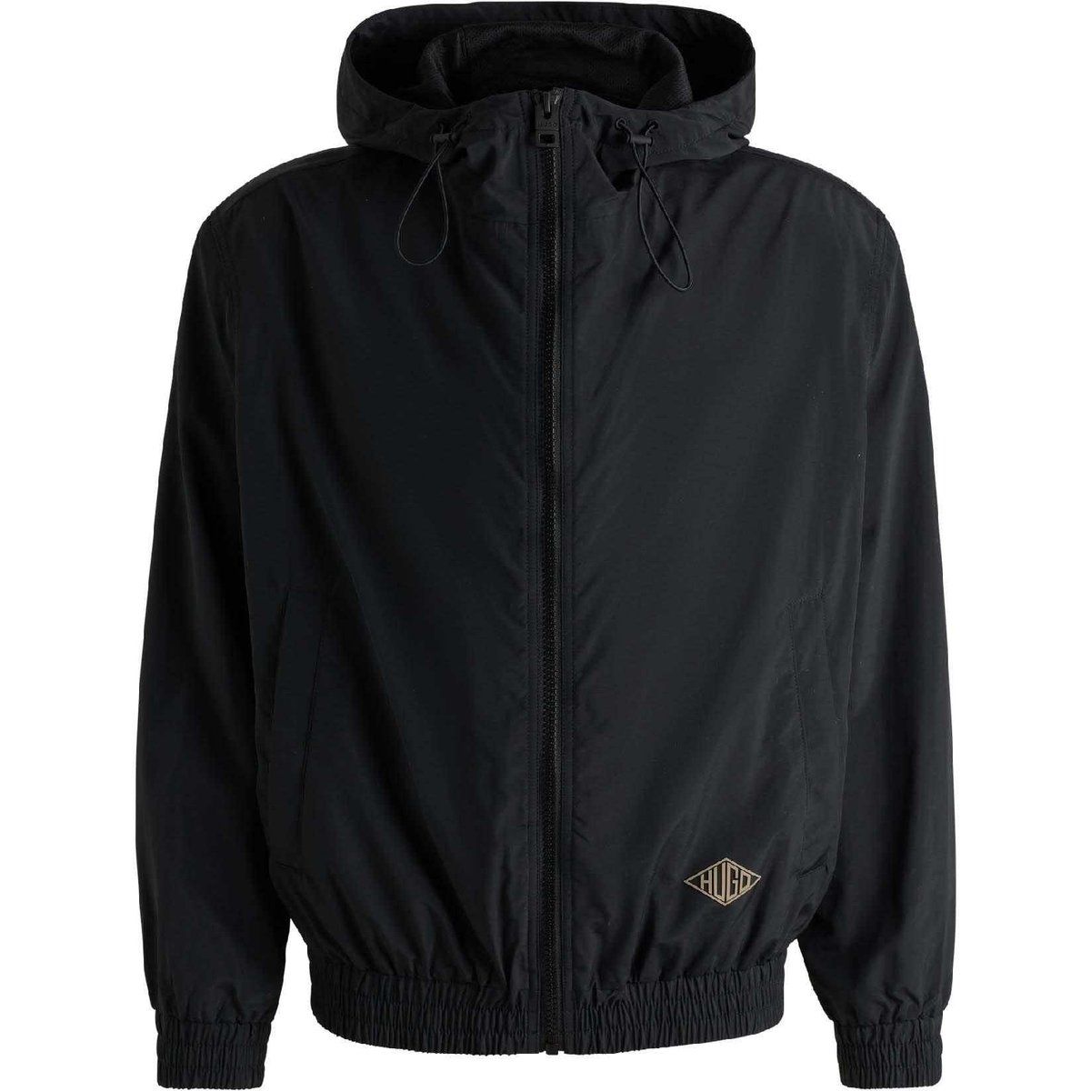 Herren Windjacke mit Kapuze aus Recyclingmaterial