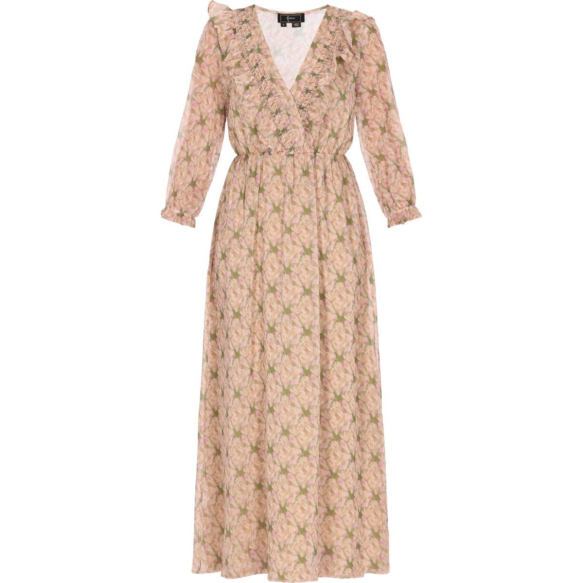 Faina Kleid Frauen beige mehrfarbig