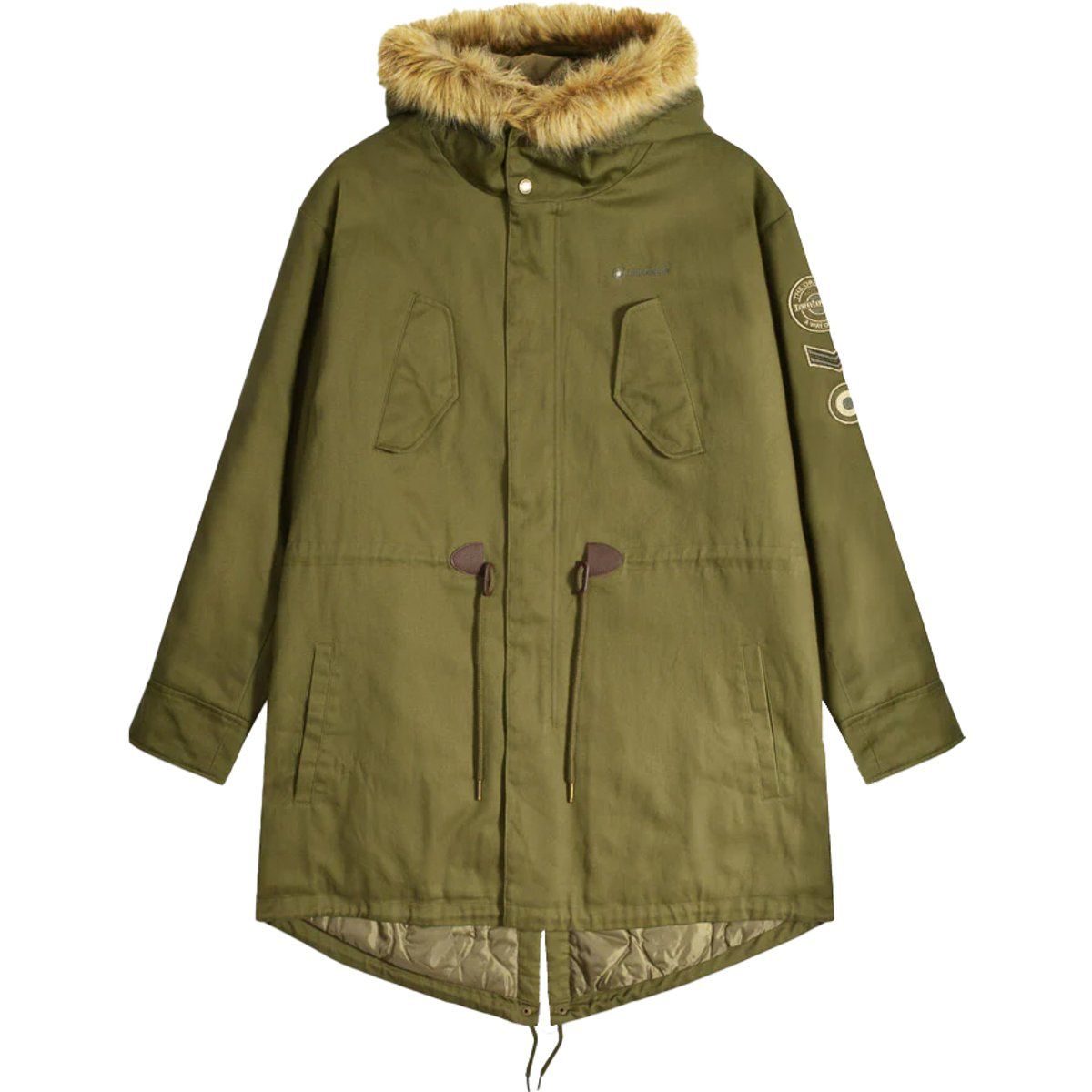 Lambretta - Parka für Herren, Segeltuch (Khakigrün)