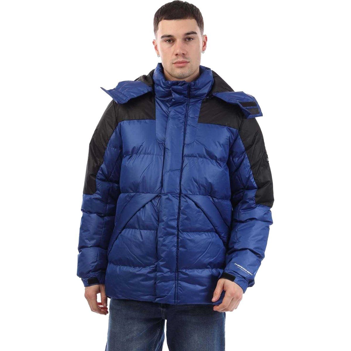 Herren Colorblock Steppjacke mit Wattierung