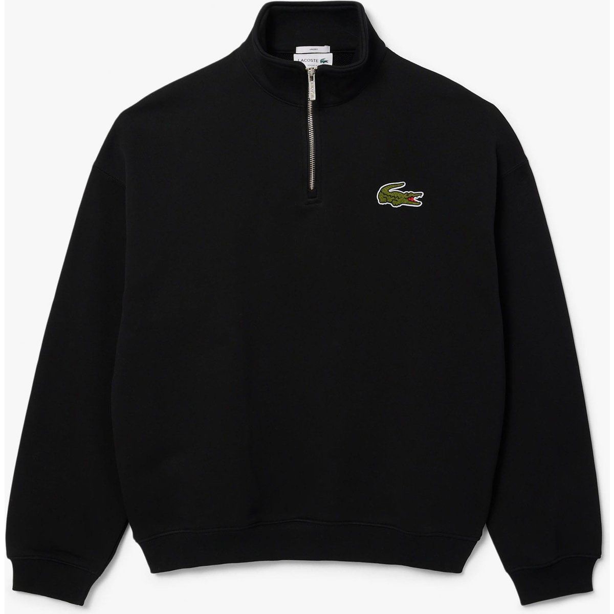 Lässiges Sweatshirt mit halbem Reißverschluss
