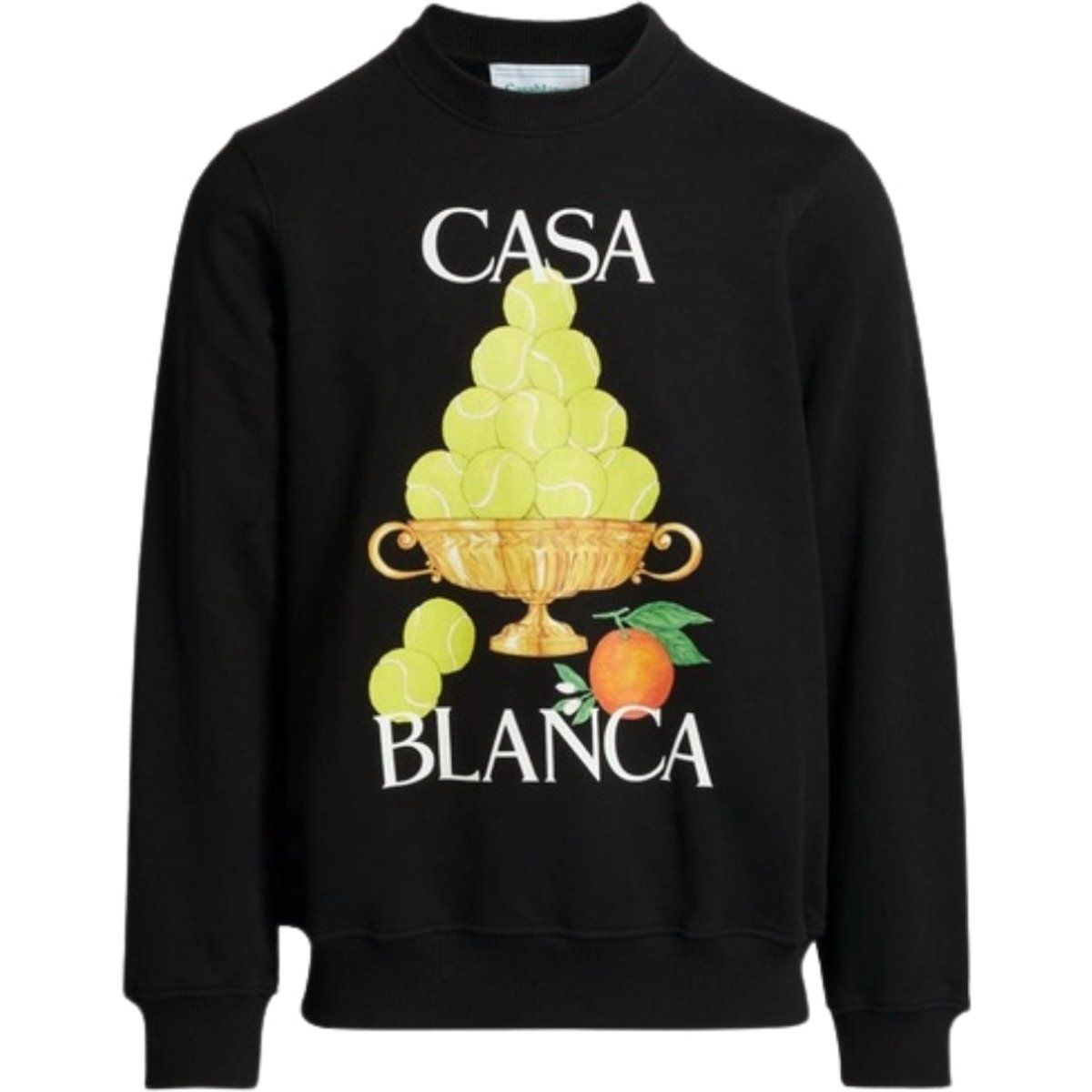 Baumwoll-Sweatshirt mit Grafikprint
