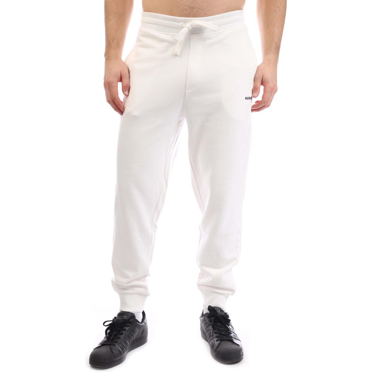 Herren Freizeit Baumwoll Jogginghose mit Kordelzug