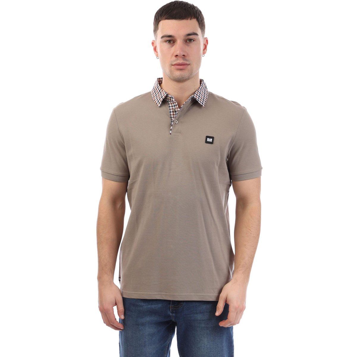Herren Kurzarm Piqué Poloshirt