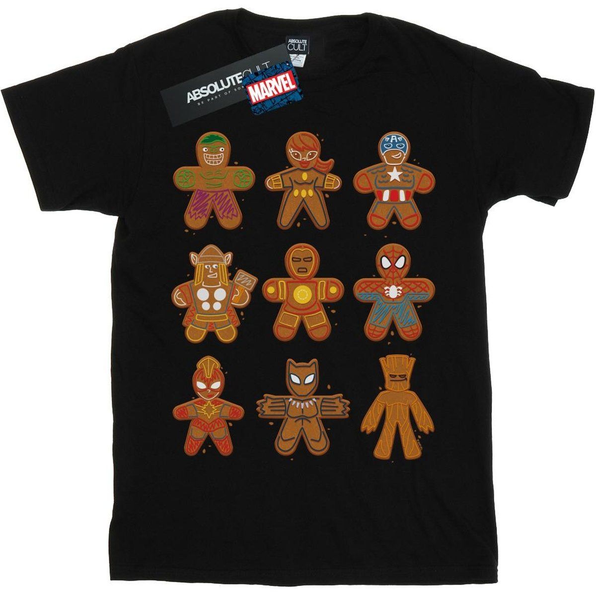 Avengers Lebkuchenmänner Grafik T-Shirt