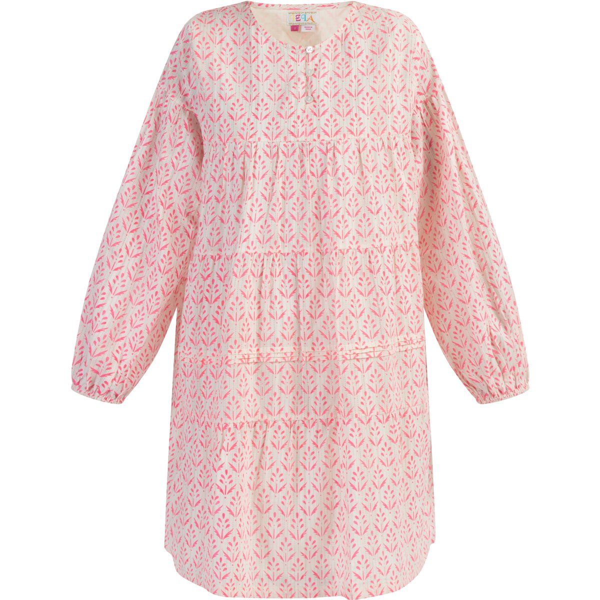 IZIA Midikleid mit Allover-Print Damen neonpink