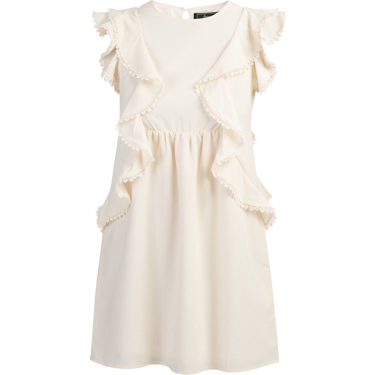 Faina Minikleid mit Rüschen Damen Creme