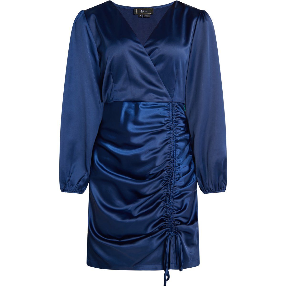 Faina Minikleid aus Satin Damen Marine