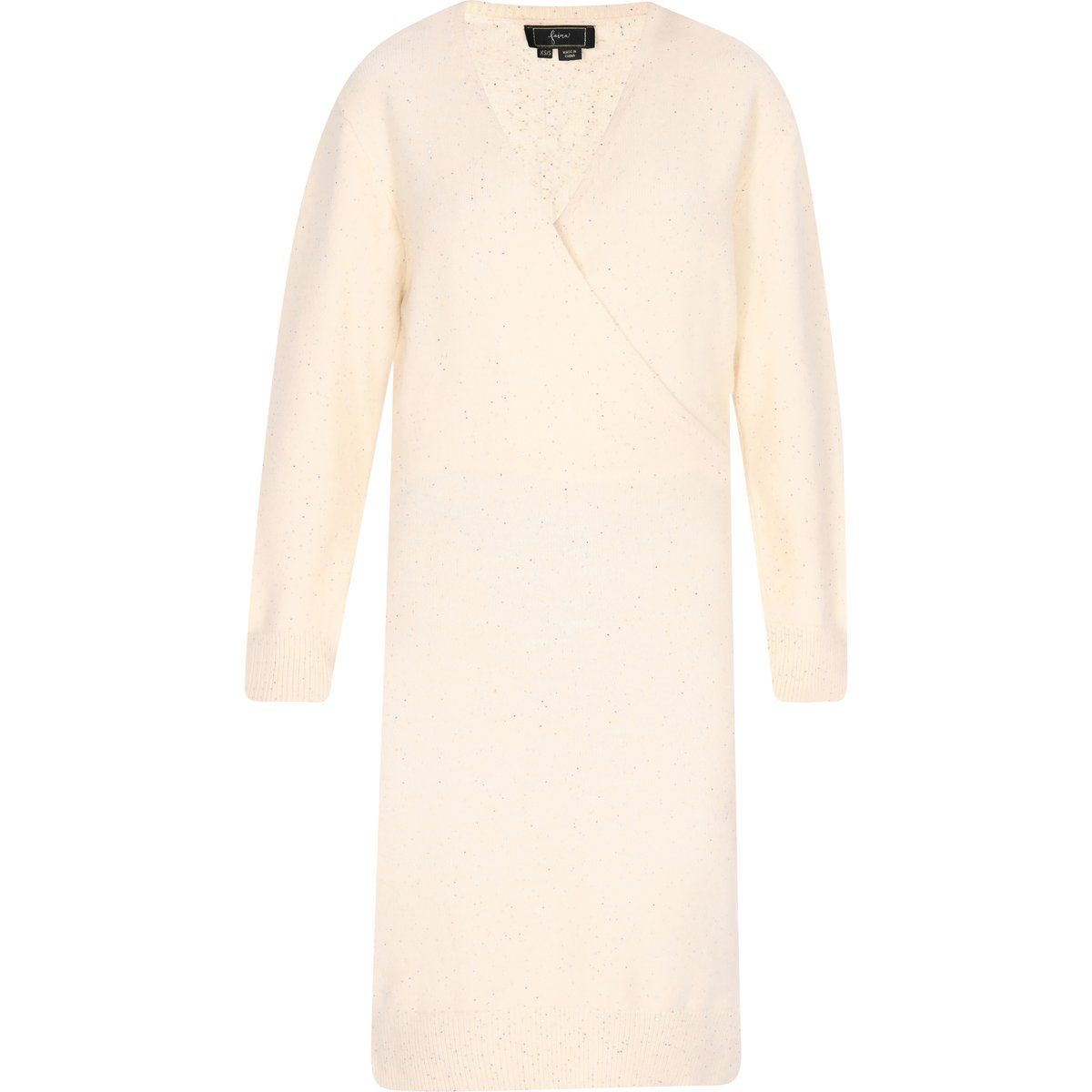Elegantes Strickkleid mit Wickeloptik